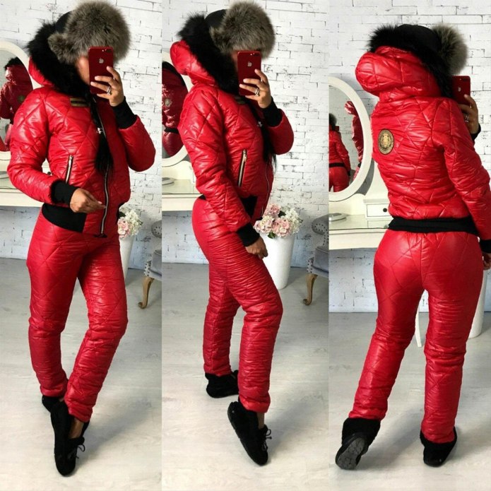 Зимний костюм женский