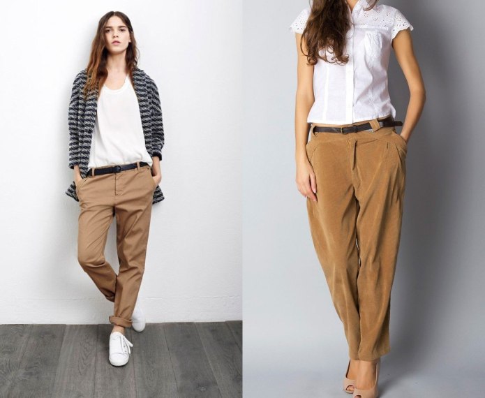 Брюки вельветовые Bershka Bershka