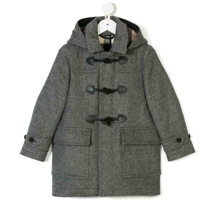 Red Duffle Coat boy