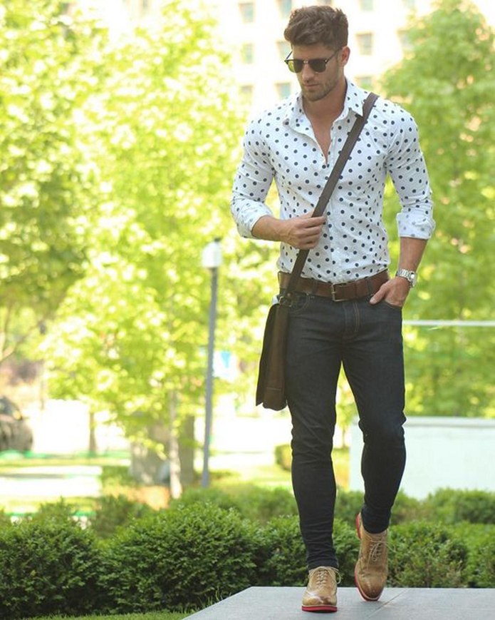 Leather Bomber Jacket Street Style men