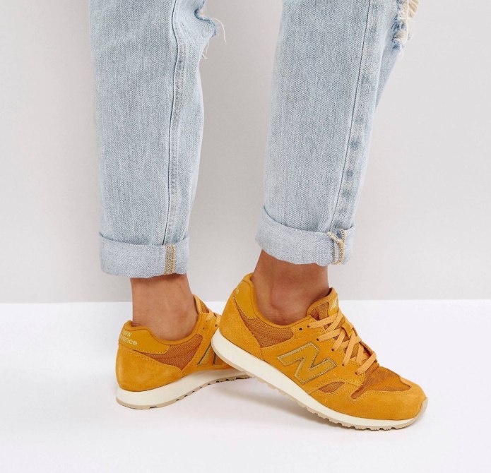WL 520 New Balance горчичные