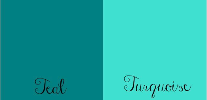 Teal Turquoise разница