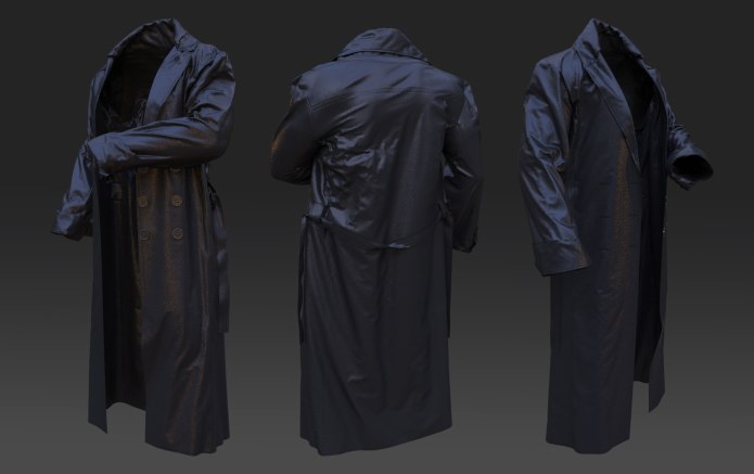 Srmstalker плащ 3d model