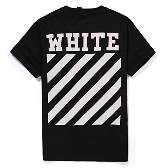 Off White футболка мужская черная