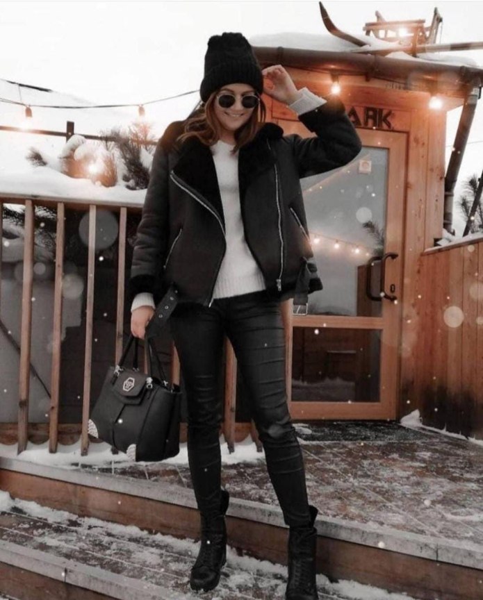 Стильные короткие дубленки женские