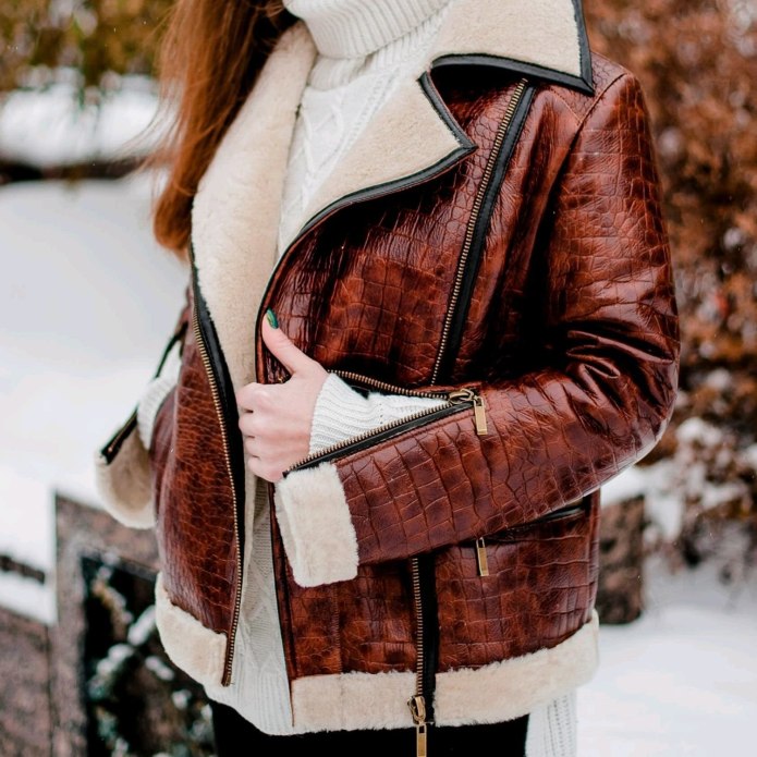Дубленка Авиатор женская Street Style
