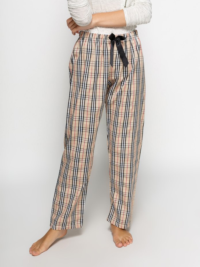 Uniqlo пижамные штаны в клетку