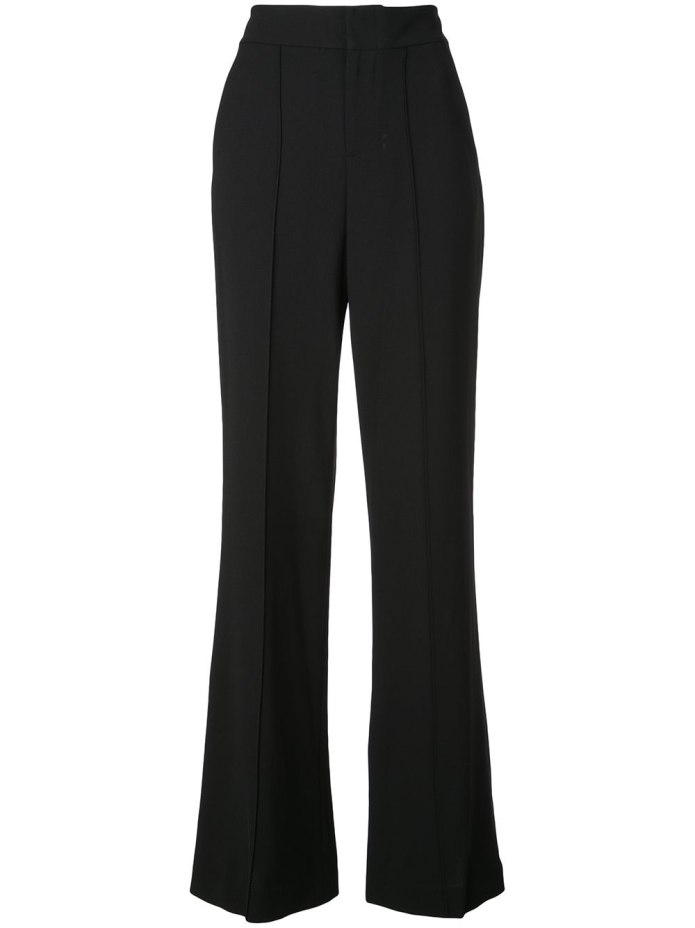 Штаны Zara черные клеш