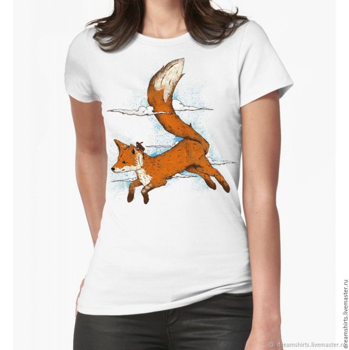 Женская футболка Fox / лиса