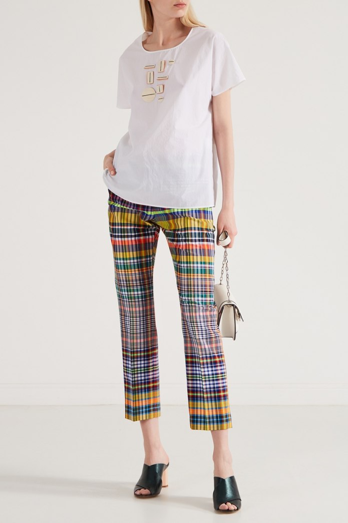 SHEIN брюки в клетку