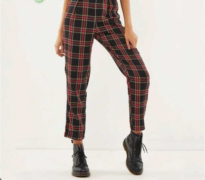 Stradivarius клетчатые брюки