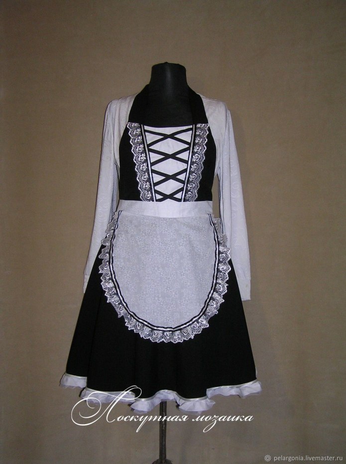 Передник женский белый