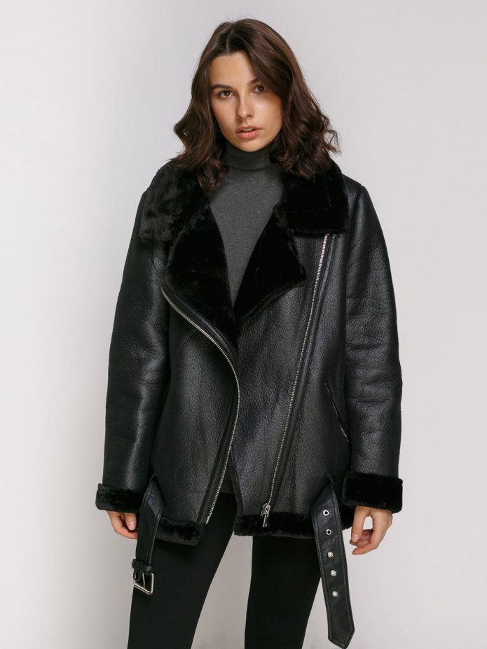 Мужская дубленка Авиатор Zara