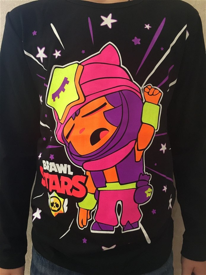 Толстовка Леона Brawl Stars зеленая
