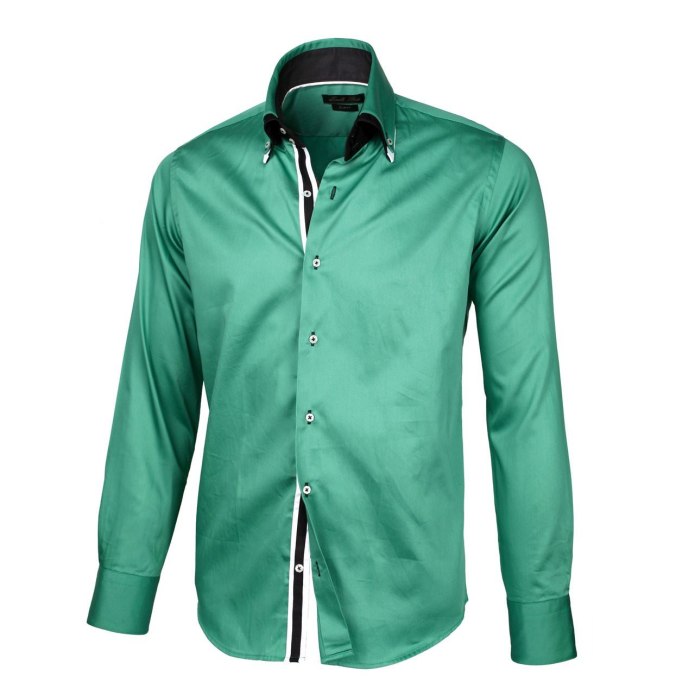 H&M Green Pocket Shirt men