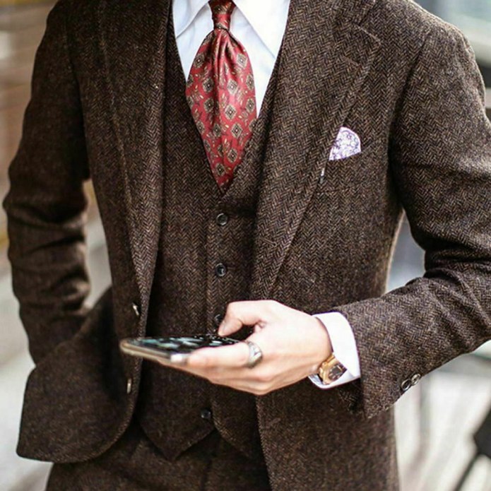 Harris Tweed зеленый галстук