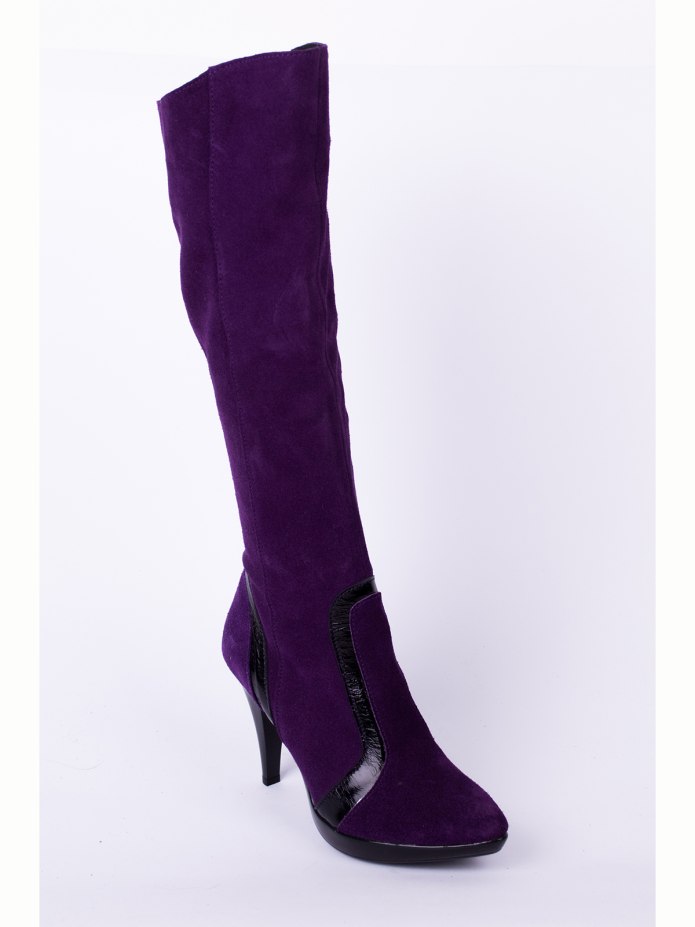 Pinko Vivaldi фиолетовые сапоги