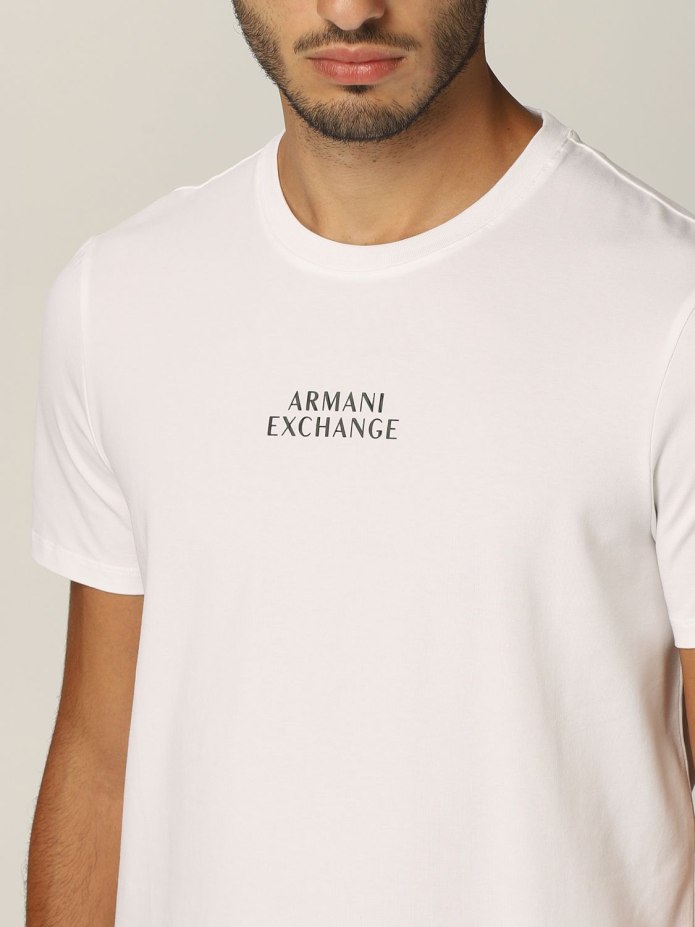 Armani Exchange футболка мужская черная