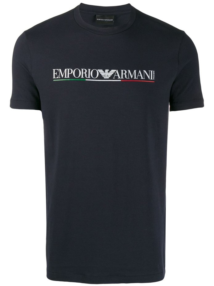 Emporio Armani футболка мужская черная