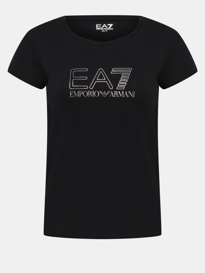 Ea7 Emporio Armani футболка мужская черная