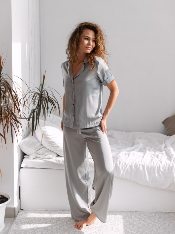 Short Sleeve Silk Pajamas Spring women Summer Pajama Sets Silk Pijama Sleepwear Pyjamas Plus Size 3xl 4xl 5xl 85kg Nightwear Set