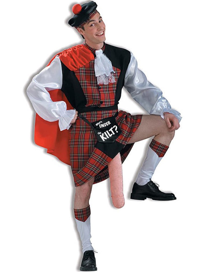 Тартан National Scottish Costume