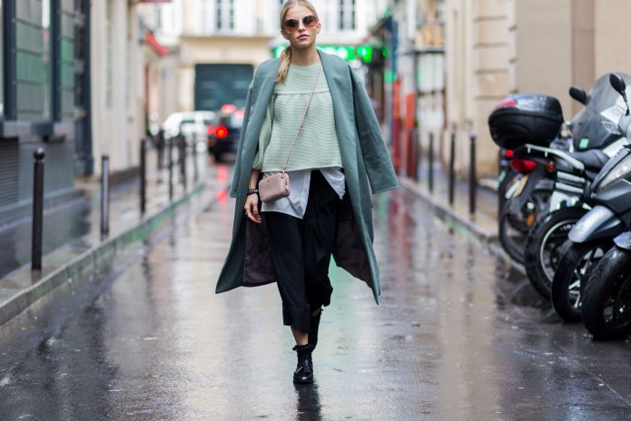 Street Style outfit кардиган