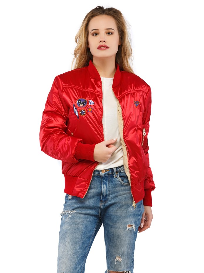 Бомбер бургунди vetements