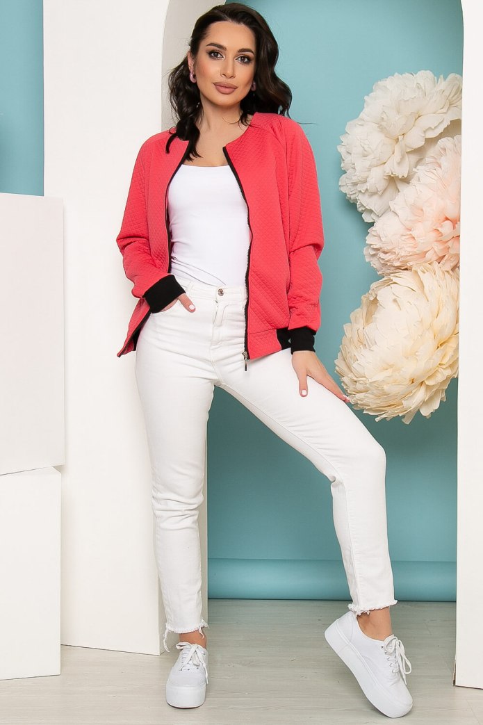 Embroidered Bomber Jacket h&m