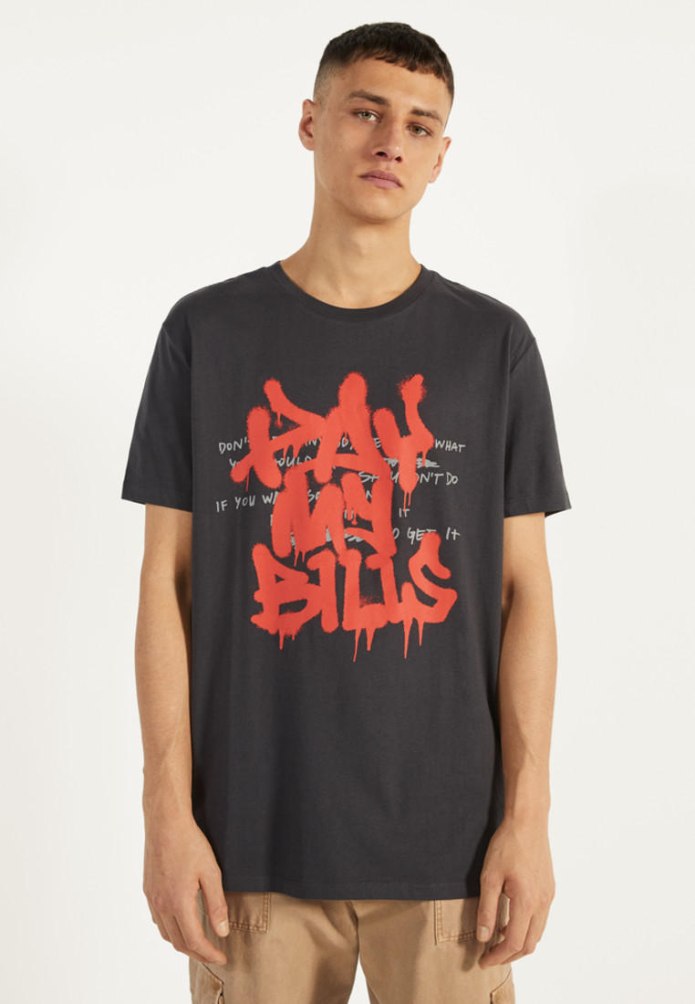 Футболка one piece Bershka