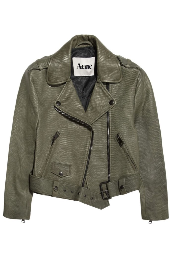 Acne Studios кожаная куртка женская