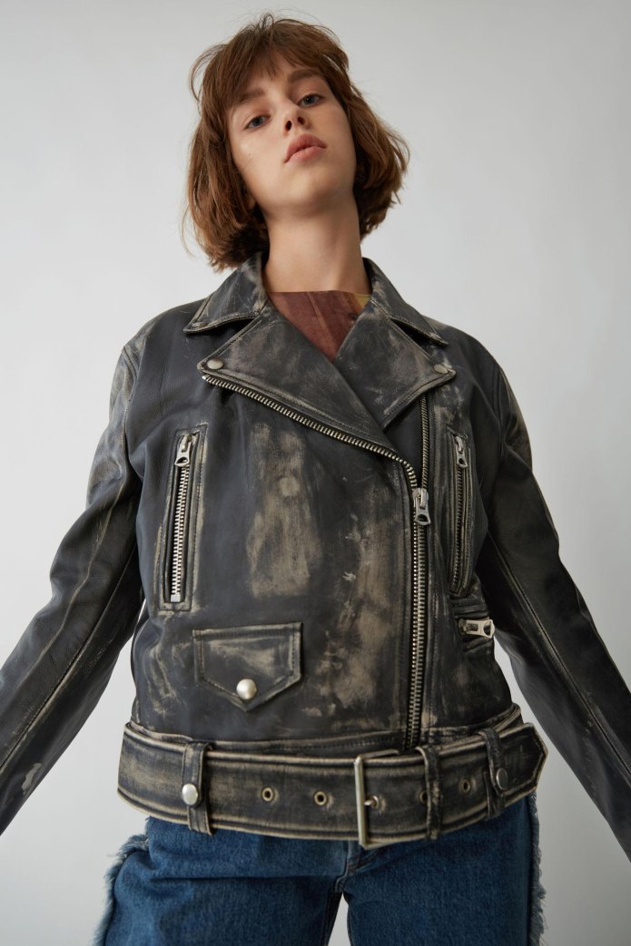 Кожаная куртка acne Studios 2018