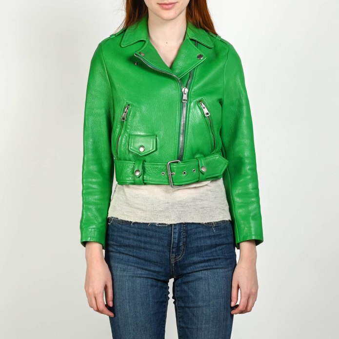 Кожаная куртка acne Studios