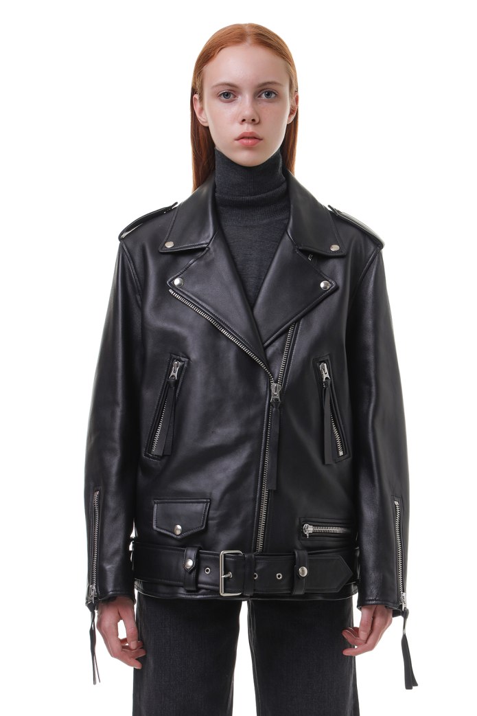 Кожаная куртка acne Studios