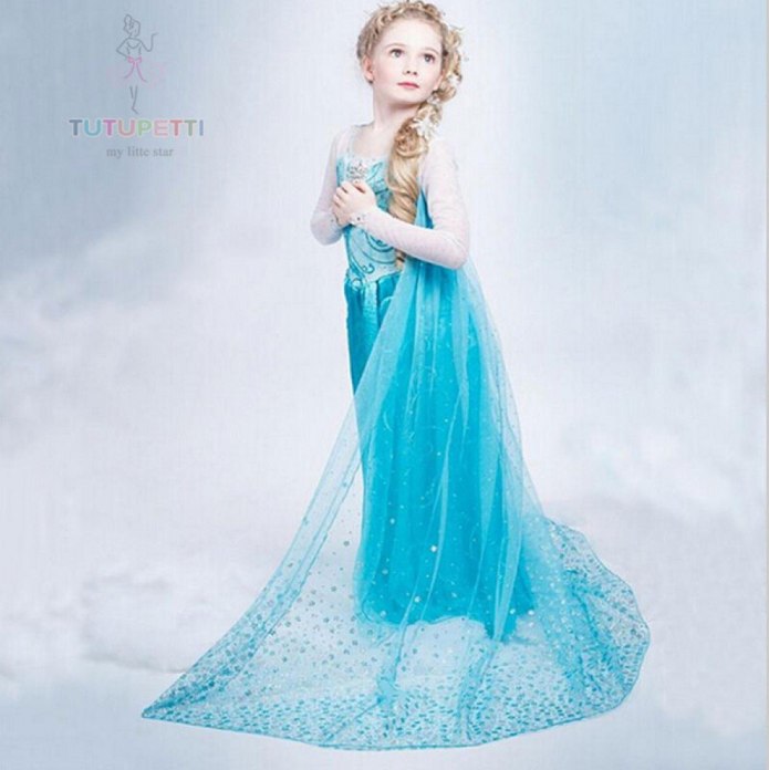 Карнавальное платье Frozen (Холодное сердце) платье Эльза