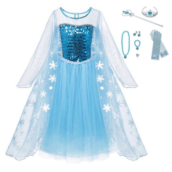 Карнавальное платье Frozen (Холодное сердце) платье Эльза
