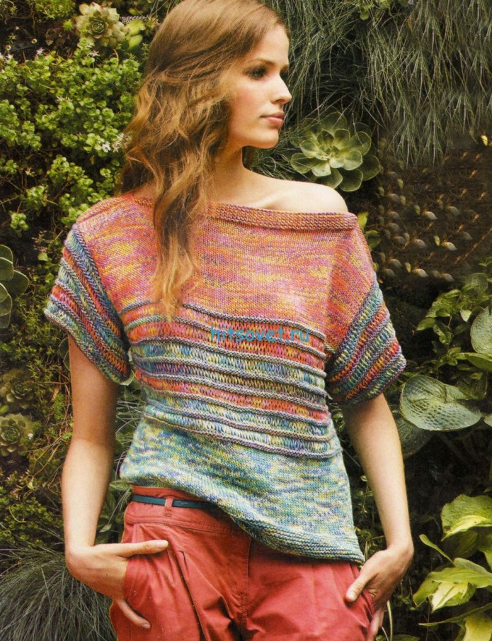 Меланжевый джемпер Zara Knit