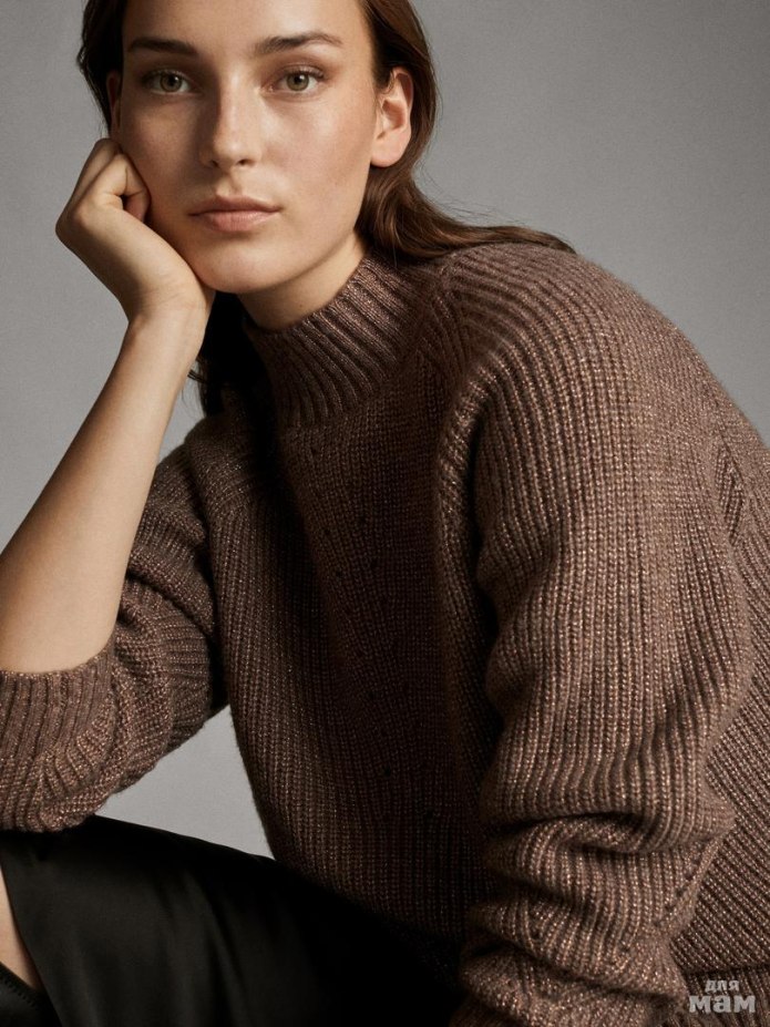 Massimo Dutti свитер синий