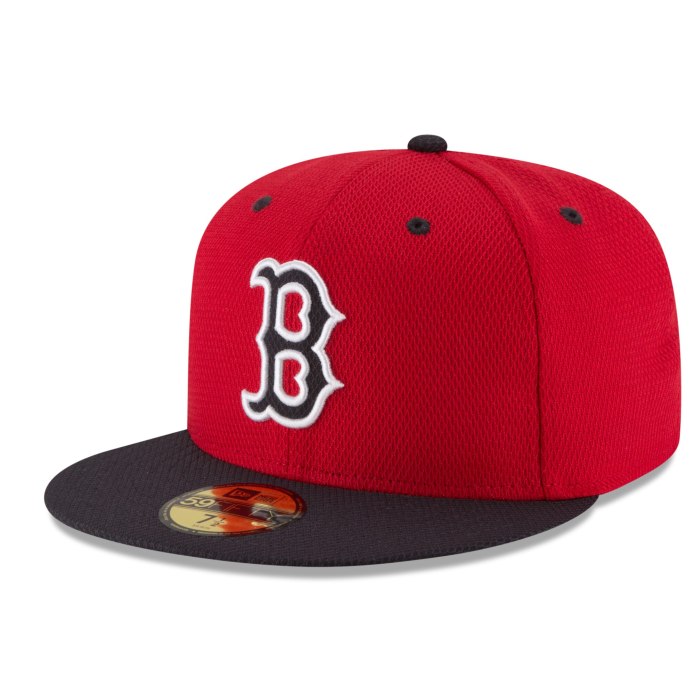 New era 59 Navy Red cap