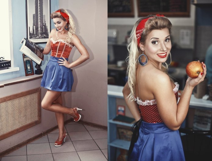 Фотосессия в стиле пин ап