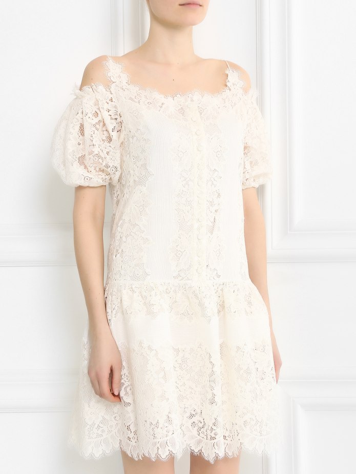 Ermanno Scervino платье с кружевом