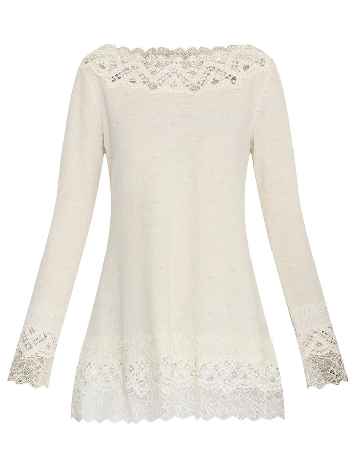 Ermanno Scervino платье с кружевом