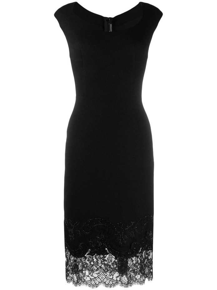 Ermanno Scervino платье с кружевом