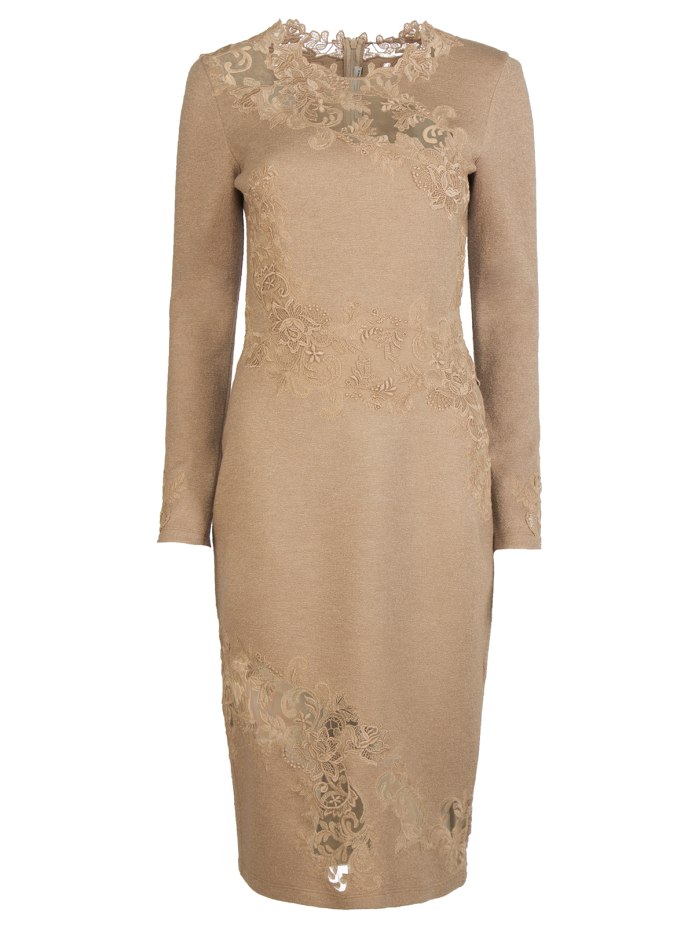 Платье Ermanno Scervino белое кружевное