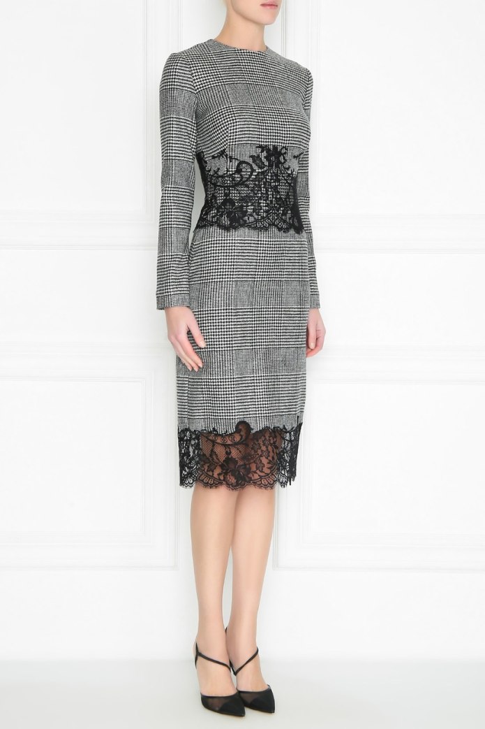 Ermanno Scervino платье с кружевом
