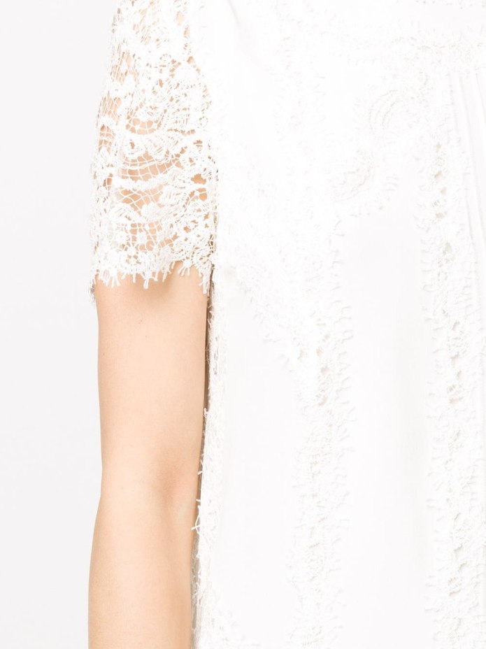 Ermanno Scervino платье с кружевом