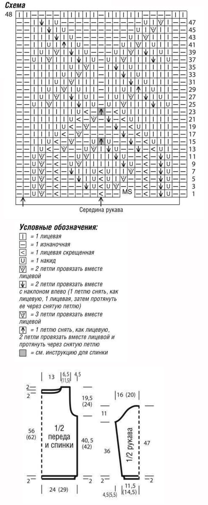 Свитер из кашемира спицами схемы с описанием