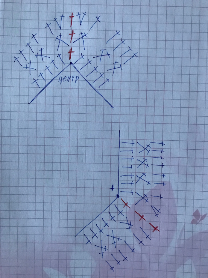 Свитер Чайка крючком схема
