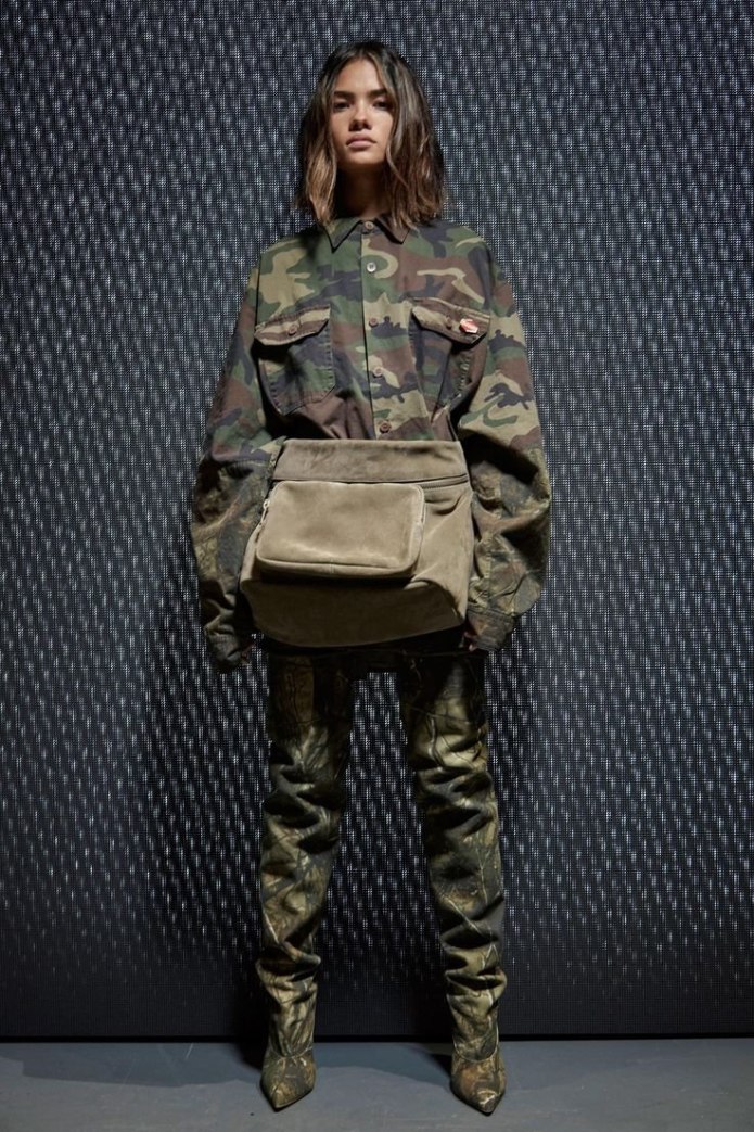 Куртка Yeezy Season милитари