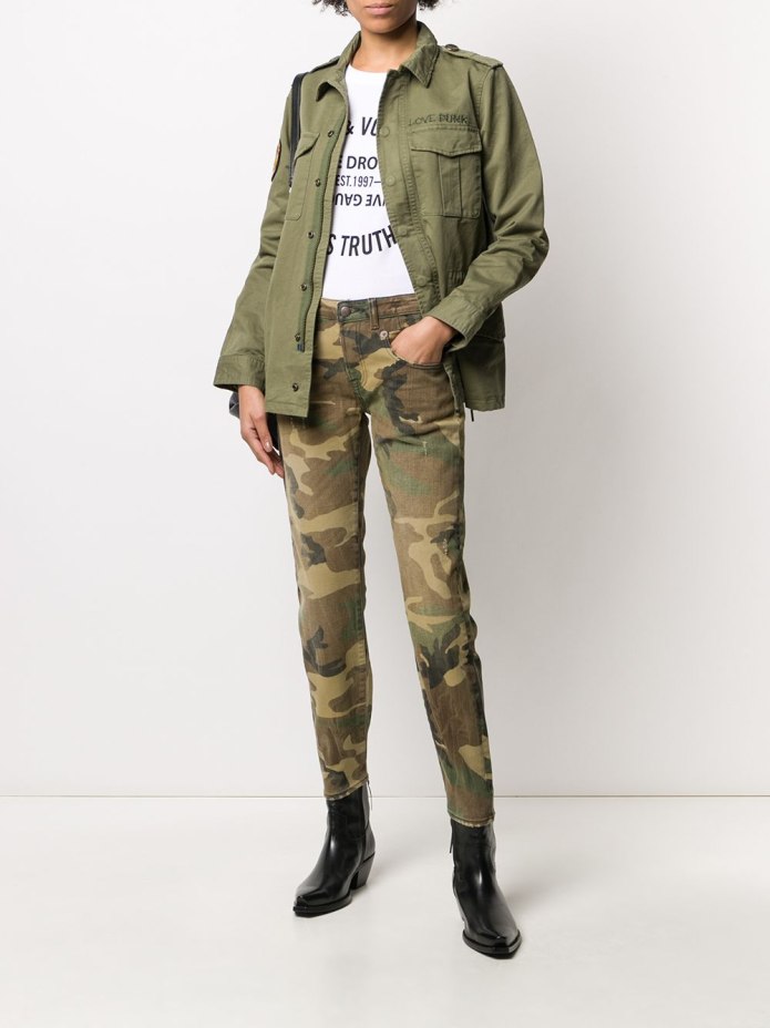 Zadig Voltaire Military Jacket камуфляж